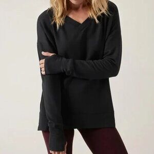 Athleta Coaster Luxe V-Neck Sweatshirt NWT